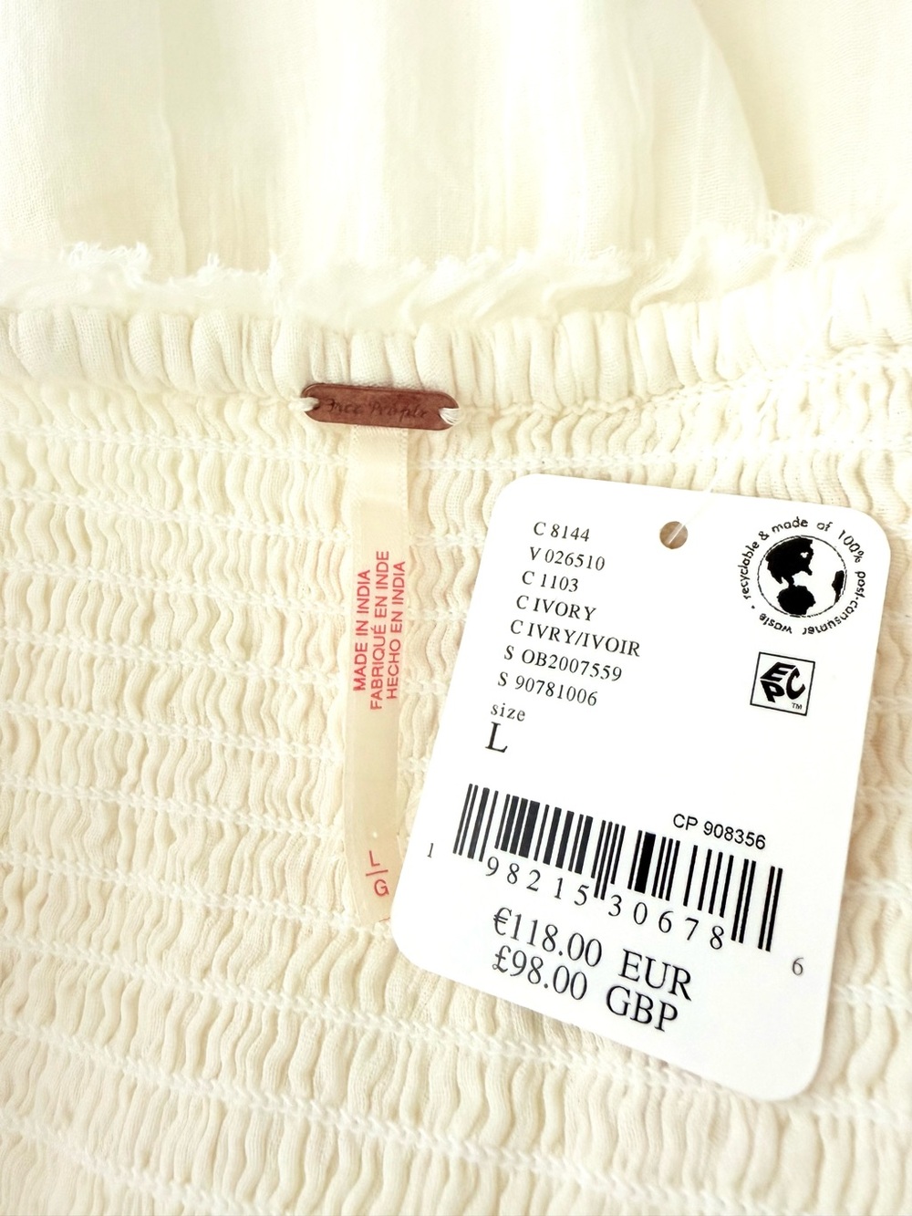 NWT Free People In My Dreams Midi Dress Size L - Picture 3 of 6